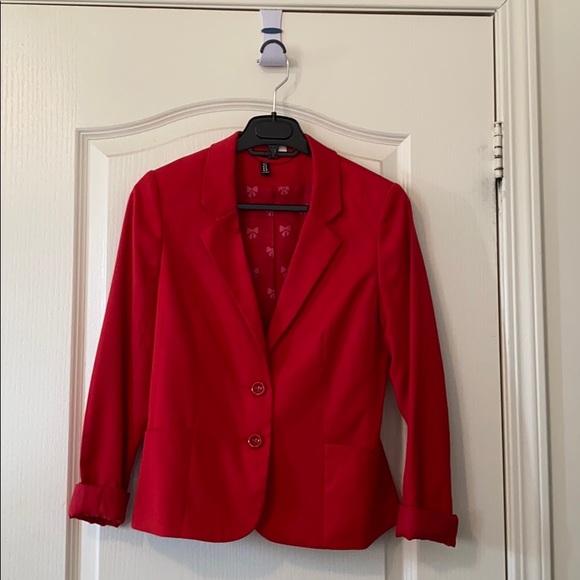 Red button up blazer - Picture 1 of 1